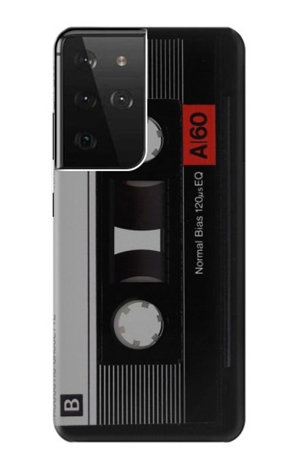 S3516 Vintage Cassette Tape Case For Samsung Galaxy S21 Ultra 5G