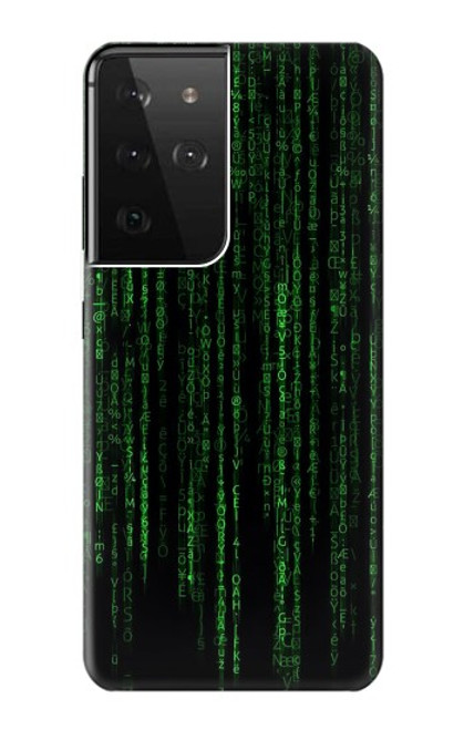 S3668 Binary Code Case For Samsung Galaxy S21 Ultra 5G