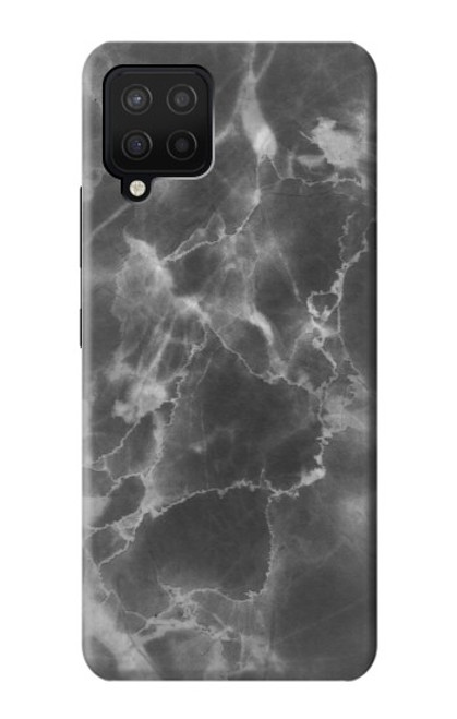 S2526 Black Marble Graphic Printed Case For Samsung Galaxy A12