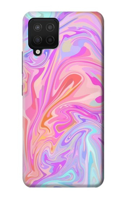 S3444 Digital Art Colorful Liquid Case For Samsung Galaxy A12