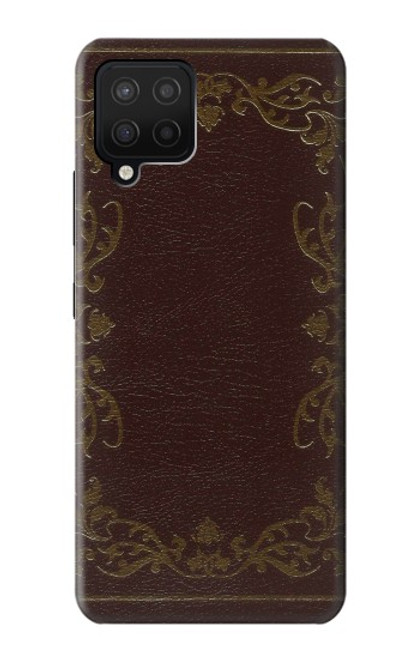 S3553 Vintage Book Cover Case For Samsung Galaxy A12