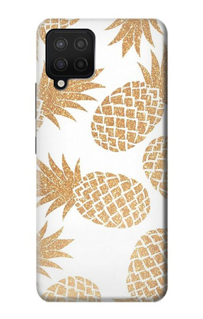 S3718 Seamless Pineapple Case For Samsung Galaxy A12