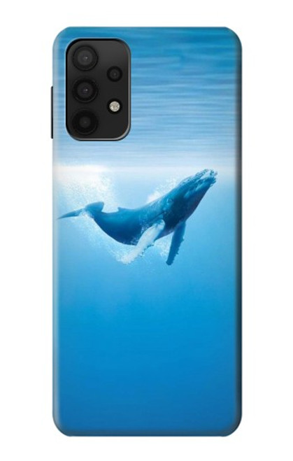 S0843 Blue Whale Case For Samsung Galaxy A32 5G