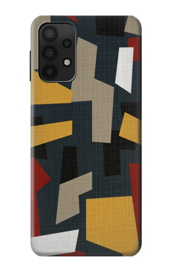 S3386 Abstract Fabric Texture Case For Samsung Galaxy A32 5G