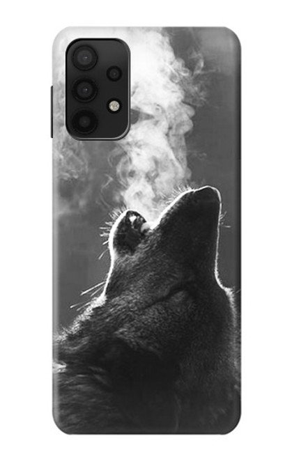 S3505 Wolf Howling Case For Samsung Galaxy A32 5G