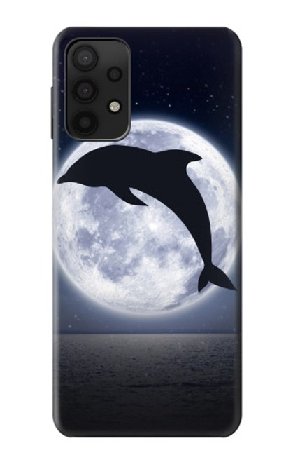 S3510 Dolphin Moon Night Case For Samsung Galaxy A32 5G