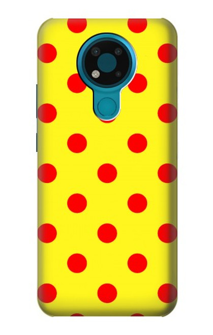 S3526 Red Spot Polka Dot Case For Nokia 3.4