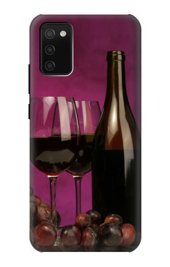 S0910 Red Wine Case For Samsung Galaxy A02s, Galaxy M02s