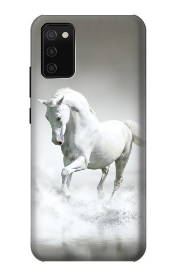 S0932 White Horse Case For Samsung Galaxy A02s, Galaxy M02s