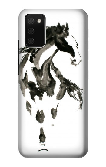 S1031 Horse Paintbrush Case For Samsung Galaxy A02s, Galaxy M02s