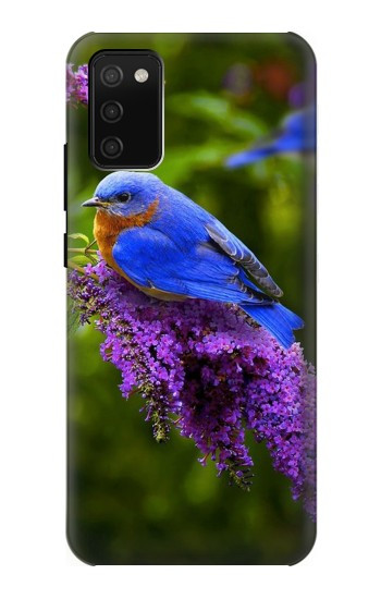S1565 Bluebird of Happiness Blue Bird Case For Samsung Galaxy A02s, Galaxy M02s