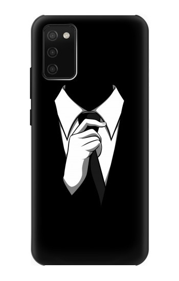 S1591 Anonymous Man in Black Suit Case For Samsung Galaxy A02s, Galaxy M02s