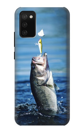 S1594 Bass Fishing Case For Samsung Galaxy A02s, Galaxy M02s