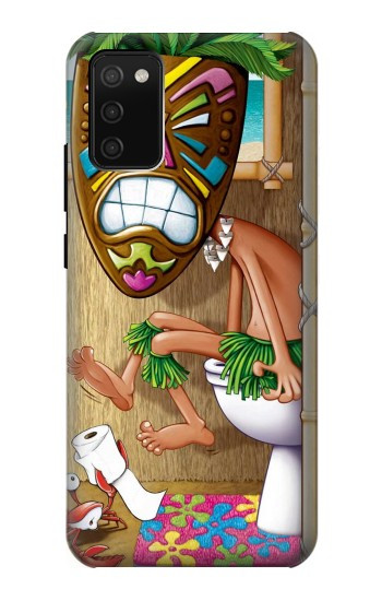 S1702 Tiki Man Toilet Case For Samsung Galaxy A02s, Galaxy M02s
