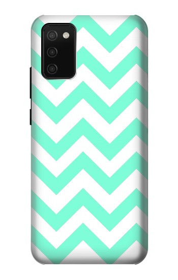 S1723 Mint Chevron Zigzag Case For Samsung Galaxy A02s, Galaxy M02s