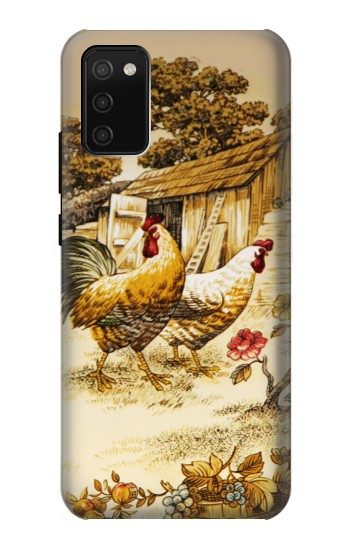 S2181 French Country Chicken Case For Samsung Galaxy A02s, Galaxy M02s