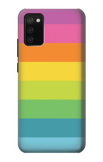 S2363 Rainbow Pattern Case For Samsung Galaxy A02s, Galaxy M02s