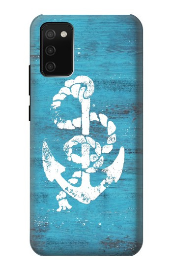 S3053 Marine Anchor Blue Case For Samsung Galaxy A02s, Galaxy M02s