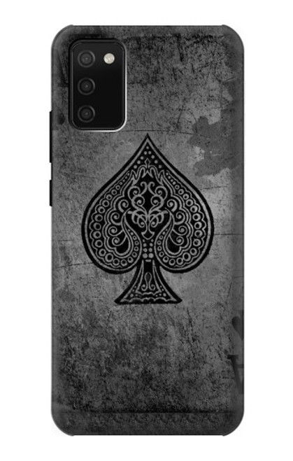 S3446 Black Ace Spade Case For Samsung Galaxy A02s, Galaxy M02s