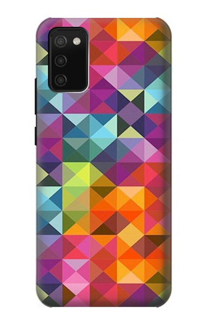 S3477 Abstract Diamond Pattern Case For Samsung Galaxy A02s, Galaxy M02s