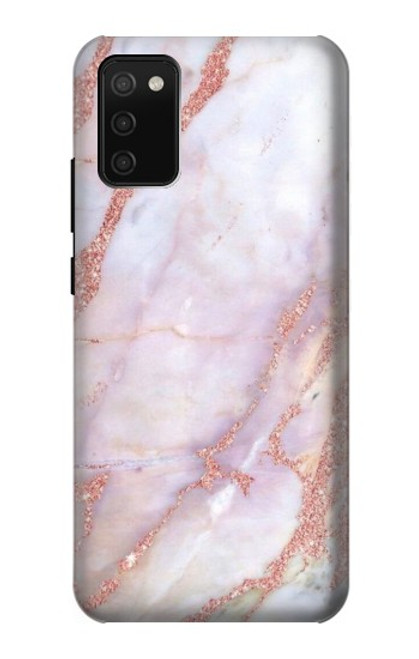 S3482 Soft Pink Marble Graphic Print Case For Samsung Galaxy A02s, Galaxy M02s