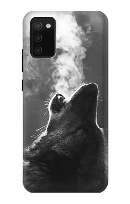 S3505 Wolf Howling Case For Samsung Galaxy A02s, Galaxy M02s