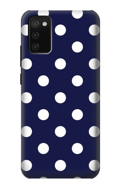 S3533 Blue Polka Dot Case For Samsung Galaxy A02s, Galaxy M02s