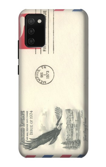 S3551 Vintage Airmail Envelope Art Case For Samsung Galaxy A02s, Galaxy M02s