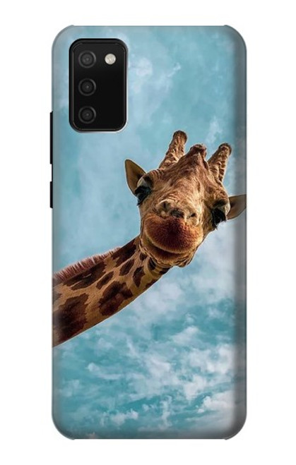 S3680 Cute Smile Giraffe Case For Samsung Galaxy A02s, Galaxy M02s