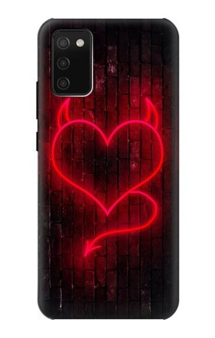 S3682 Devil Heart Case For Samsung Galaxy A02s, Galaxy M02s