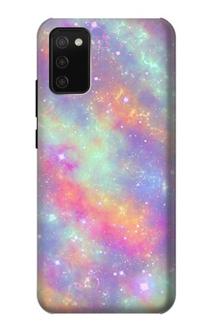 S3706 Pastel Rainbow Galaxy Pink Sky Case For Samsung Galaxy A02s, Galaxy M02s