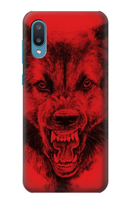 S1090 Red Wolf Case For Samsung Galaxy A04, Galaxy A02, M02