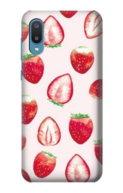 S3481 Strawberry Case For Samsung Galaxy A04, Galaxy A02, M02
