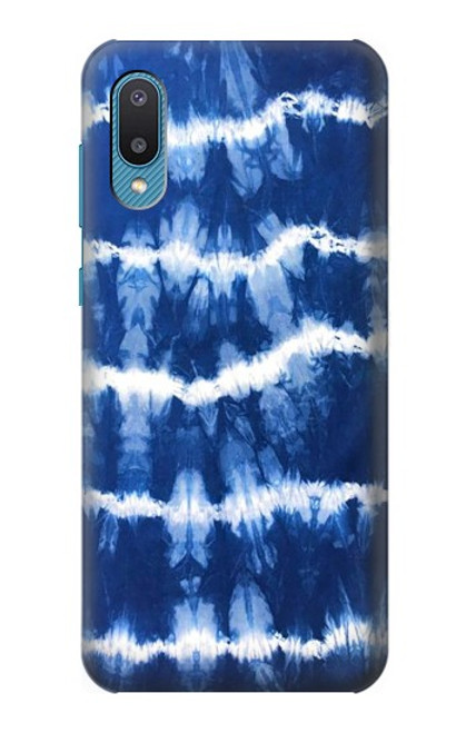 S3671 Blue Tie Dye Case For Samsung Galaxy A04, Galaxy A02, M02