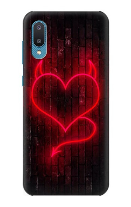 S3682 Devil Heart Case For Samsung Galaxy A04, Galaxy A02, M02