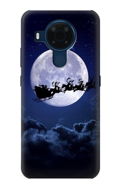 S3508 Xmas Santa Moon Case For Nokia 5.4