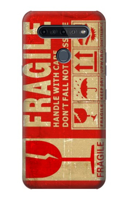 S3552 Vintage Fragile Label Art Case For LG K51S