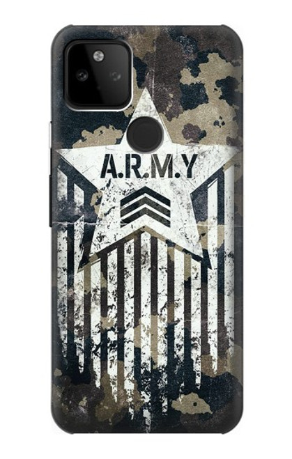 S3666 Army Camo Camouflage Case For Google Pixel 5A 5G