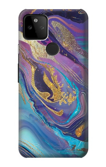 S3676 Colorful Abstract Marble Stone Case For Google Pixel 5A 5G