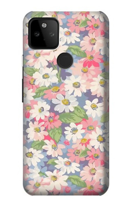 S3688 Floral Flower Art Pattern Case For Google Pixel 5A 5G