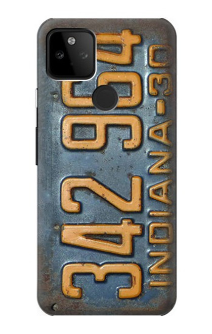 S3750 Vintage Vehicle Registration Plate Case For Google Pixel 5A 5G