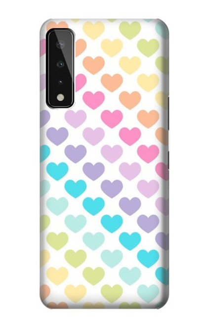 S3499 Colorful Heart Pattern Case For LG Stylo 7 4G