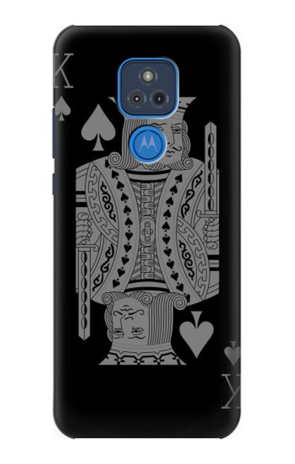 S3520 Black King Spade Case For Motorola Moto G Play (2021)