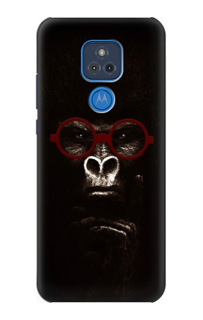 S3529 Thinking Gorilla Case For Motorola Moto G Play (2021)