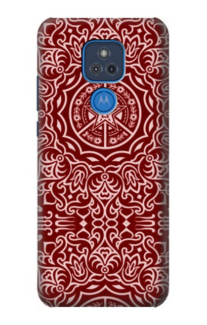 S3556 Yen Pattern Case For Motorola Moto G Play (2021)