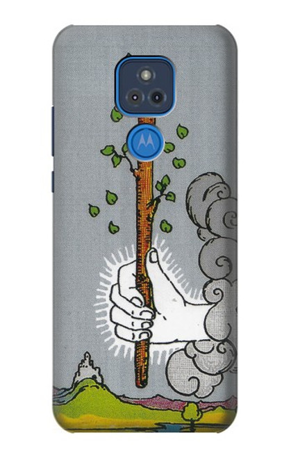 S3723 Tarot Card Age of Wands Case For Motorola Moto G Play (2021)