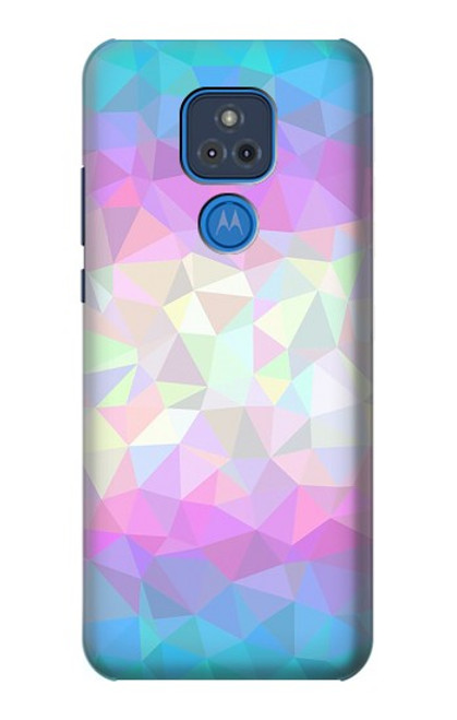S3747 Trans Flag Polygon Case For Motorola Moto G Play (2021)