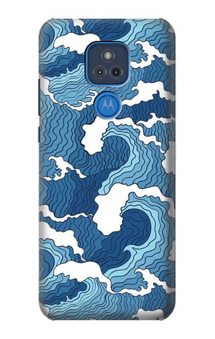 S3751 Wave Pattern Case For Motorola Moto G Play (2021)
