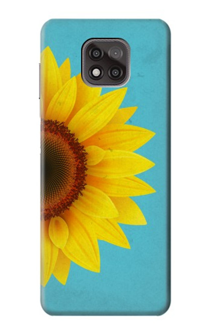 S3039 Vintage Sunflower Blue Case For Motorola Moto G Power (2021)