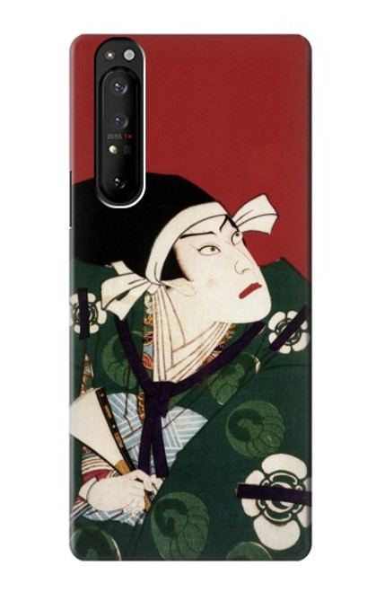 S2498 Japan Art Toyohara Kunichika Case For Sony Xperia 1 III